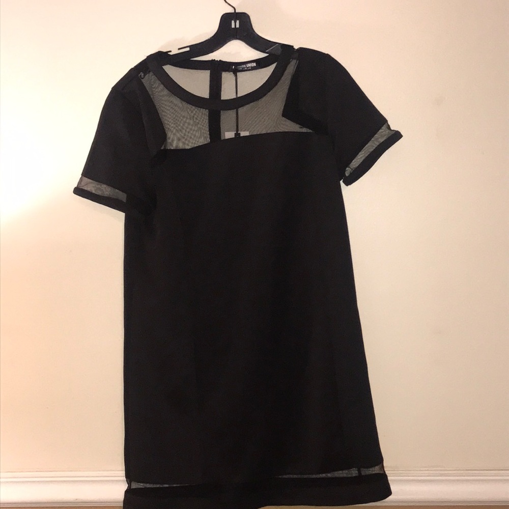 Fashion Union Black Dress
